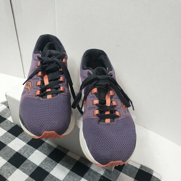 Saucony VersaFoam Inferno Women’s Size 9.5  Shoes Purple Lace Up S30035-5 - Picture 4 of 10